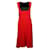 Vestido Pinafore Vermelho Comme Des Garcons Poliéster  ref.1287508