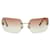Chanel Rimless Y2K sunglasses Brown Acetate  ref.1287531