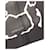 Versace Bufanda cuadrada estampada en blanco y negro Seda  ref.1287532