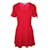 Reformation Red Mini Dress Tencel  ref.1287539