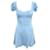 REFORMATION - Robe courte bleu indigo avec lien au dos  ref.1287553