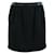 Minifalda MAJE con ribete de piel de cordero Negro Poliéster  ref.1287572