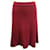 Autre Marque Vivienne Tam falda de lana rojo oscuro Roja  ref.1287591