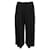 Issey Miyake Pantalon large noir oversize Coton Nylon  ref.1287596