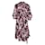 Diane Von Furstenberg Vestido envolvente estampado preto e rosa Algodão  ref.1287624