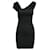 Autre Marque Little Black Dress with Asymmetric Neckline Suede Viscose Acetate  ref.1287642