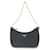 Prada Saffiano Lux Chain Hobo Bag (1BH204) Black  ref.1287654