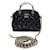 Chanel Mini Bolsa Crossbody Patente Ap3354 Preto  ref.1287672