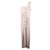 Autre Marque CONTEMPORARY DESIGNER Robe longue drapée Polyester Beige  ref.1287689
