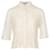 Stella Mc Cartney STELLA MCCARTNEY Cropped Lace Short Sleeve Shirt White  ref.1287722