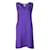 Vestido recto sin mangas de Diane Von Furstenberg Púrpura Algodón  ref.1287728