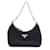 Prada  Mini Tessuto Mini Chain Crossbody Bag Black  ref.1287782