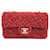 Chanel Tweed Classic Nuevo Mini Bolso Bandolera A69900 Roja  ref.1287791