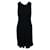 Autre Marque CONTEMPORARY DESIGNER Robe noire élégante sans manches Laine Nylon  ref.1287946