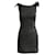 Vestido de noche negro con hilo plateado de D&G Seda Poliéster Lana Viscosa Acrílico  ref.1287950