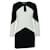 Diane Von Furstenberg Black and Beige Sheridan Dress Viscose Elastane Polyamide  ref.1287962
