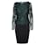 Autre Marque CONTEMPORARY DESIGNER Green and Black Dress Viscose Elastane Polyamide  ref.1287976