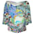 ESCADA Blusa de seda con estampado multicolor Escada  ref.1287986