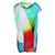 ISSEY MIYAKE Vestido holgado drapeado colorido Multicolor Poliéster  ref.1287990