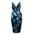 ZIMMERMANN Blue Floral Print Dress with Opening at Front Silk Polyester  ref.1288005