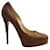 Casadei Snake Embossed Stiletto Pump Brown Leather  ref.1288041