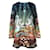 Autre Marque Manish Arora Handgefertigtes Kleid mit Katzen- und Blumendruck Baumwolle Strahl  ref.1288045