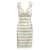 Robe Missoni corail et blanc métallisé Soie Polyester Rayon Multicolore  ref.1288057