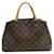 Louis Vuitton The Montaigne MM Shoulder Bag Brown Leather Cloth  ref.1288063