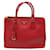 Bolsa de couro Prada Red Galleria Saffiano Vermelho  ref.1288088