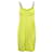 Akris Bright Yellow Dress With Crystals On Shoulder Straps Viscose  ref.1288099