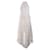 Autre Marque CONTEMPORARY DESIGNER Embroidered High Neck Dress Beige Cotton Polyester  ref.1288120