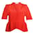 Marni Orange Short Sleeve Round Collar Button Silk  ref.1288121