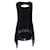 Autre Marque CONTEMPORARY DESIGNER Sequin Embellished Neckline Top Black Polyester  ref.1288140
