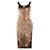 Michael Kors Wool Fitted Midi Dress Brown Silk  ref.1288175