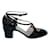 Valentino Patent Leather Block Heels Black  ref.1288180