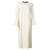 Autre Marque Contemporary Designer Midi Monochrome Dress White Wool  ref.1288202