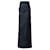 Lanvin Ruffle Draped Long Skirt Black Silk Wool  ref.1288209