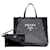 Prada  Sequin Mesh Tote Bag Black  ref.1288313