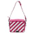 Off White Off-White Pink And White Cross Body Bag Leather  ref.1288316