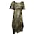 Comme Des Garcons Grünes, transparentes Kleid mit V-Ausschnitt  ref.1288333