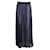 Jupe mi-longue semi-transparente bleu marine Vionnet Soie  ref.1288344