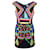 PETER PILOTTO Colorful Dress with Plastic Elements Black Cotton  ref.1288357