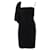 Autre Marque CONTEMPORARY DESIGNER One Shoulder Ruched Dress Black Cotton  ref.1288367