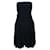 Autre Marque CONTEMPORARY DESIGNER Strapless Pleated Silk Dress Black  ref.1288383
