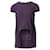 Alexander Mcqueen High-Low Structured Blouse Purple Polyester Rayon Acetate  ref.1288402