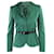 Autre Marque CONTEMPORARY DESIGNER Belt Jacket Green Polyester Elastane  ref.1288443