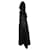 Autre Marque CONTEMPORARY DESIGNER Vestido preto recortado com capuz Poliéster Triacetato  ref.1288445