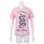 GUCCI – T-Shirt mit Schlangenprint in Rosa Baumwolle  ref.1288507