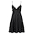 Autre Marque ZEITGENÖSSISCHES DESIGNER-Kleid mit hoher Taille und ärmellos in Schwarz  ref.1288518