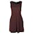 MIU MIU Brown Square Neck Sleeveless Dress Wool  ref.1288520